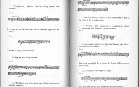 Scan of the Programme for an LSO concert on 15 November 1920 (featuring the premiere of The Planets)